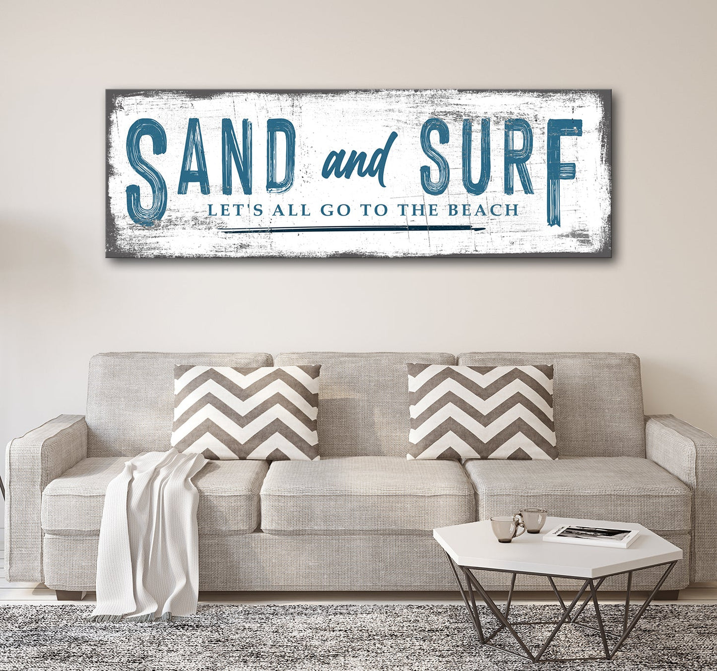 Sand And Surf Sign