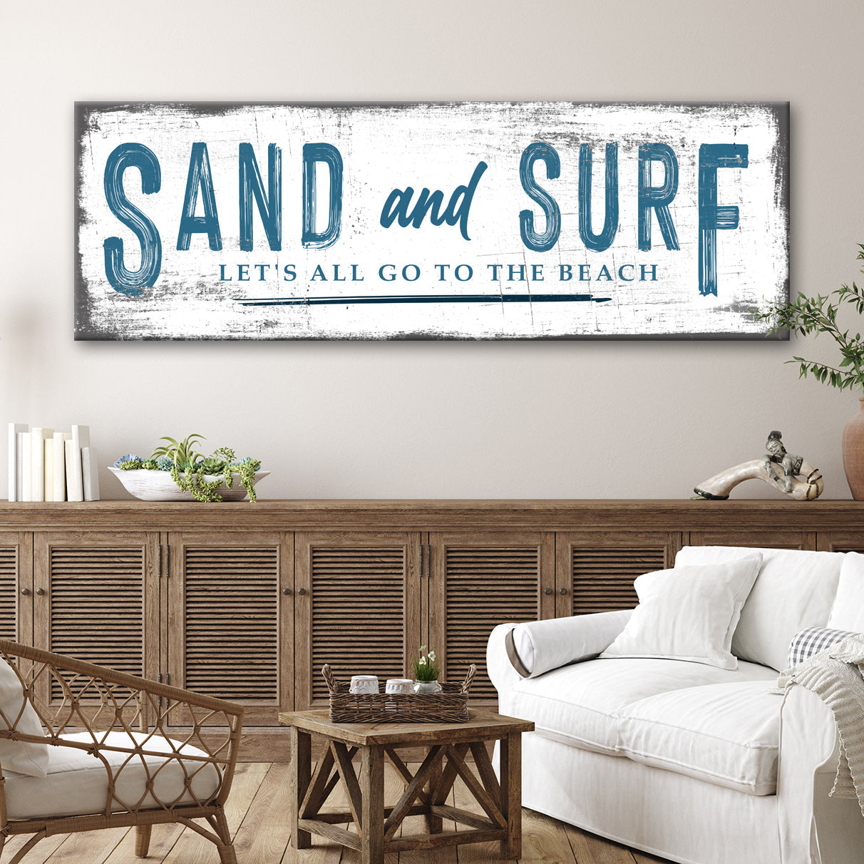 Sand And Surf Sign