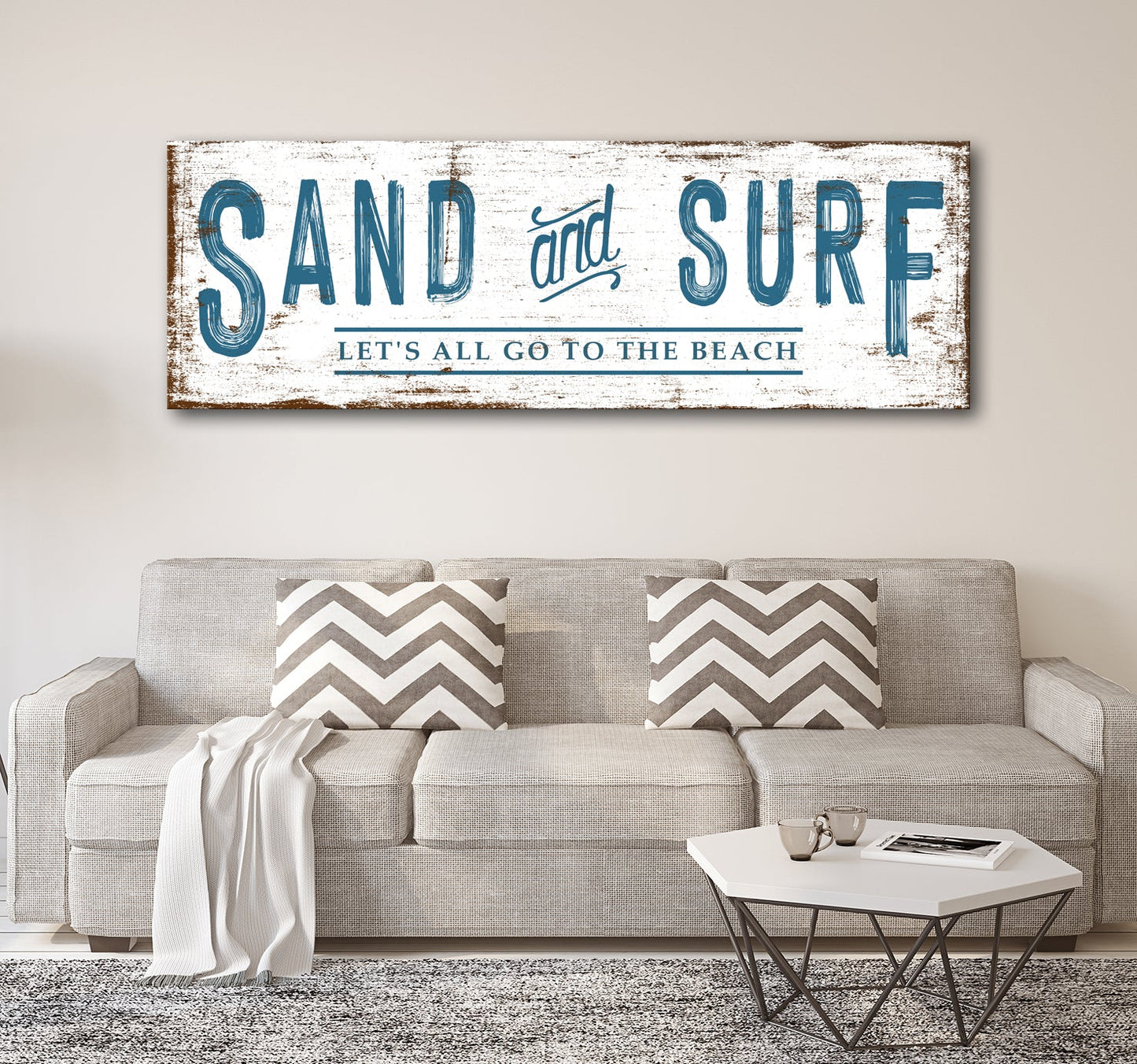 Sand And Surf Sign